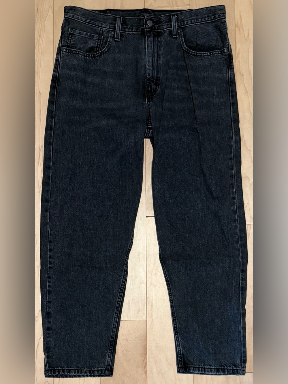 Levi’s 550 '92 Relaxed Tapered Denim Jeans Black Gray Men’s 34x30 (Fit 36x28.5)